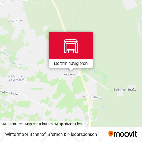 Wintermoor Bahnhof Karte