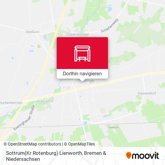 Sottrum(Kr Rotenburg) Lienworth Karte