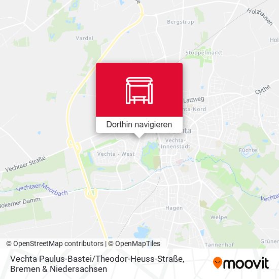 Vechta Paulus-Bastei / Theodor-Heuss-Straße Karte