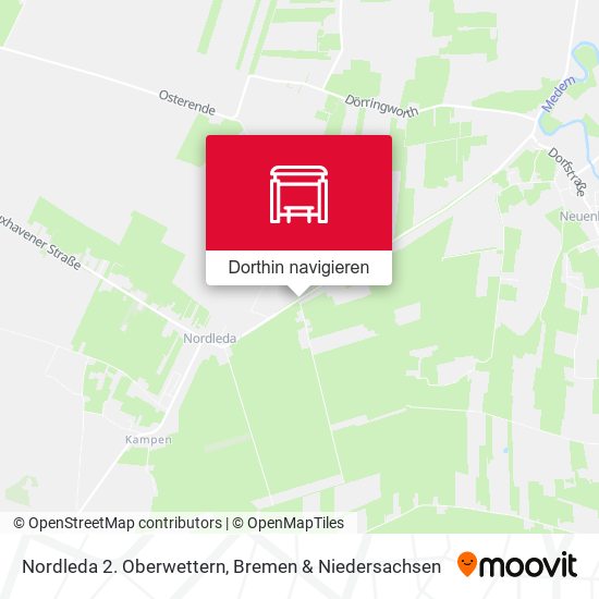 Nordleda 2. Oberwettern Karte