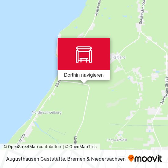 Augusthausen Gaststätte Karte