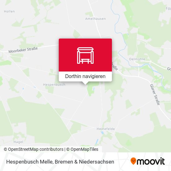 Hespenbusch Melle Karte