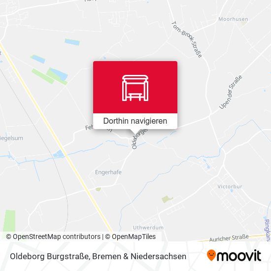 Oldeborg Burgstraße Karte