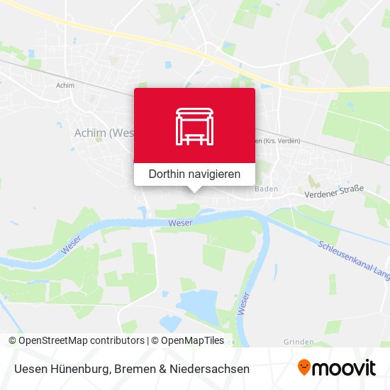 Uesen Hünenburg Karte