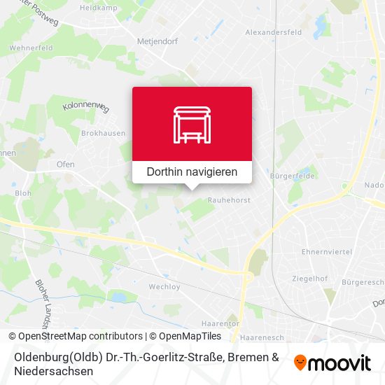 Oldenburg(Oldb) Dr.-Th.-Goerlitz-Straße Karte