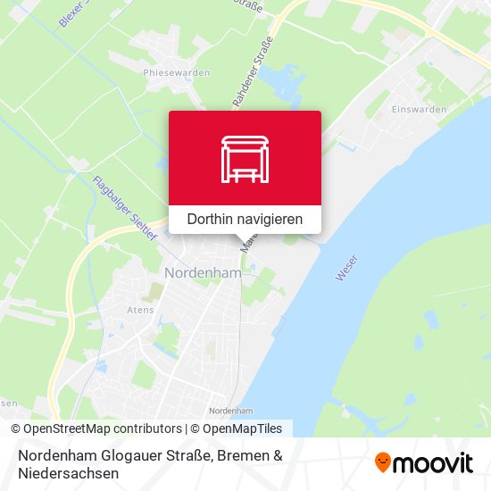 Nordenham Glogauer Straße Karte