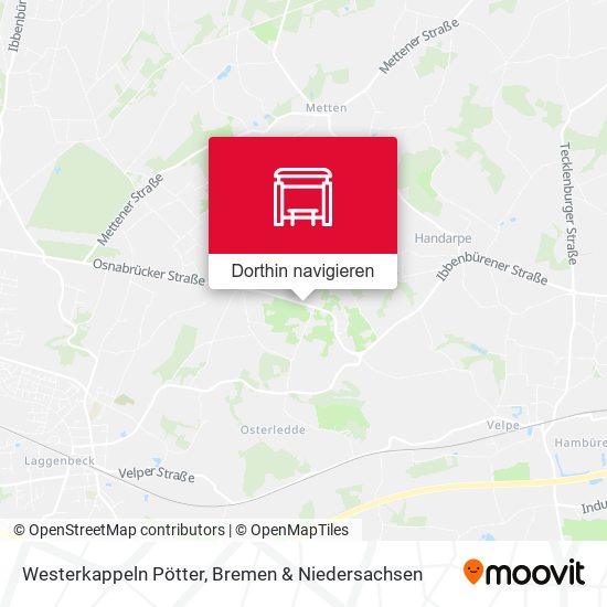Westerkappeln Pötter Karte