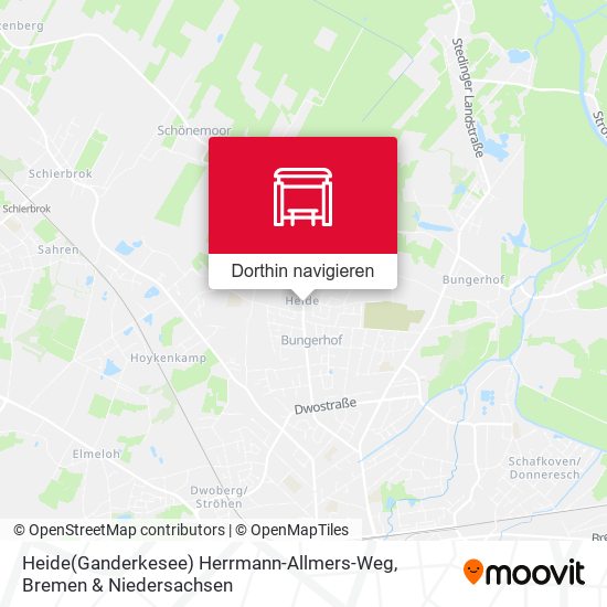 Heide(Ganderkesee) Herrmann-Allmers-Weg Karte