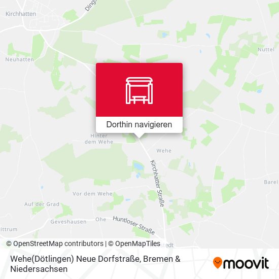 Wehe(Dötlingen) Neue Dorfstraße Karte