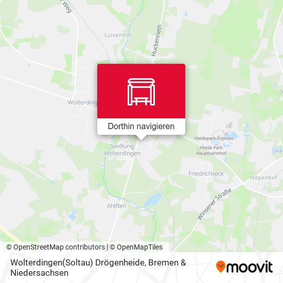 Wolterdingen(Soltau) Drögenheide Karte