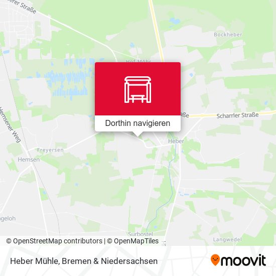 Heber Mühle Karte