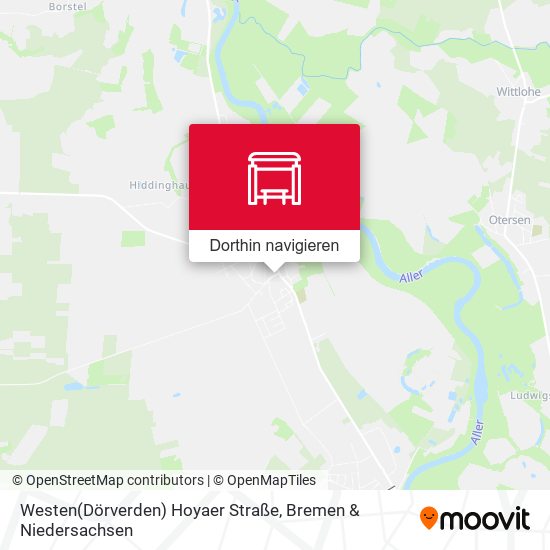 Westen(Dörverden) Hoyaer Straße Karte