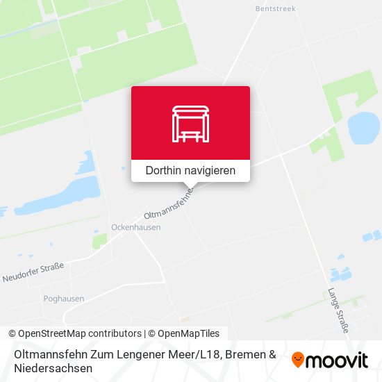 Oltmannsfehn Zum Lengener Meer / L18 Karte
