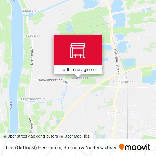 Leer(Ostfriesl) Heerentein Karte