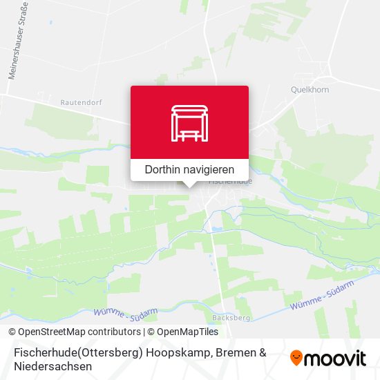 Fischerhude(Ottersberg) Hoopskamp Karte