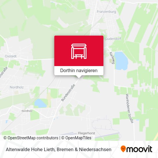 Altenwalde Hohe Lieth Karte