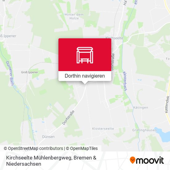 Kirchseelte Mühlenbergweg Karte