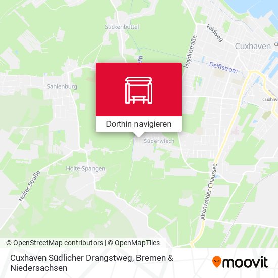 Cuxhaven Südlicher Drangstweg Karte