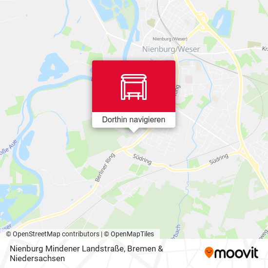 Nienburg Mindener Landstraße Karte