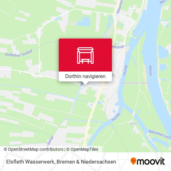 Elsfleth Wasserwerk Karte