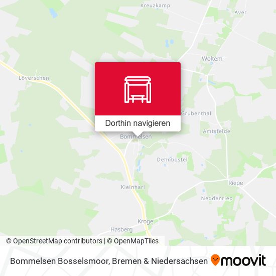 Bommelsen Bosselsmoor Karte