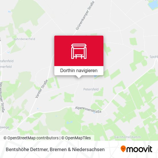 Bentshöhe Dettmer Karte