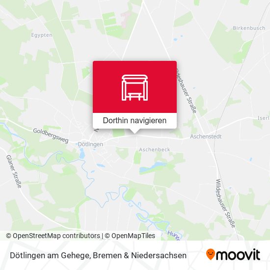 Dötlingen am Gehege Karte