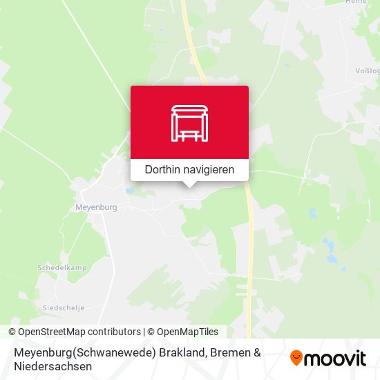 Meyenburg(Schwanewede) Brakland Karte