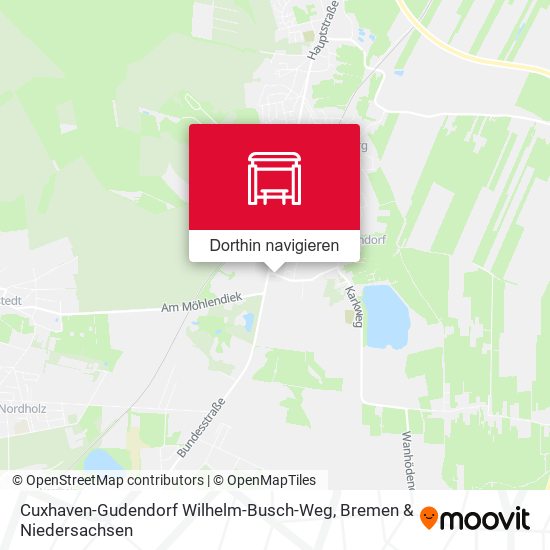 Cuxhaven-Gudendorf Wilhelm-Busch-Weg Karte
