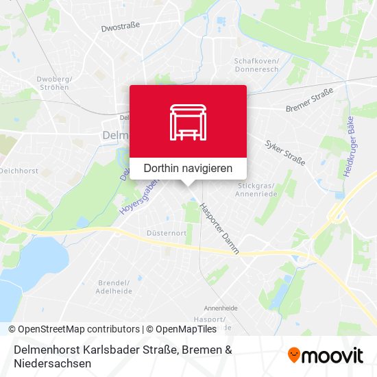 Delmenhorst Karlsbader Straße Karte