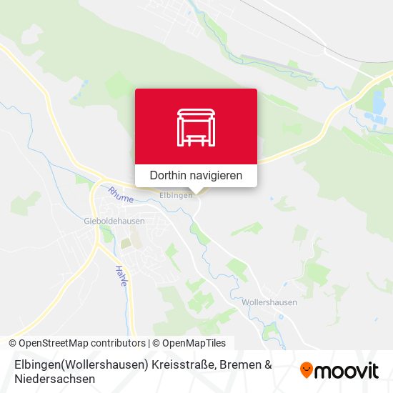 Elbingen(Wollershausen) Kreisstraße Karte