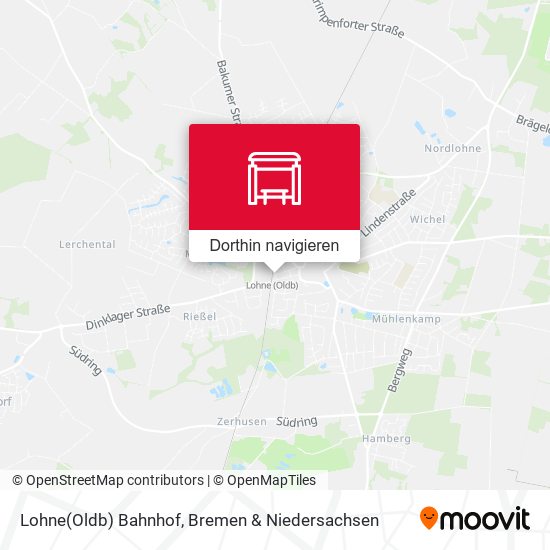 Lohne(Oldb) Bahnhof Karte
