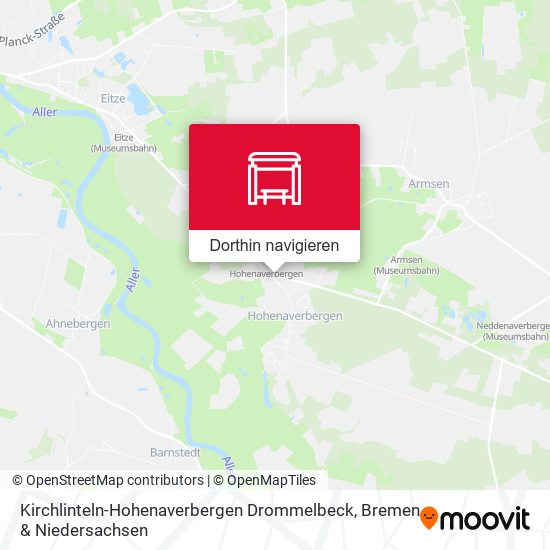 Kirchlinteln-Hohenaverbergen Drommelbeck Karte