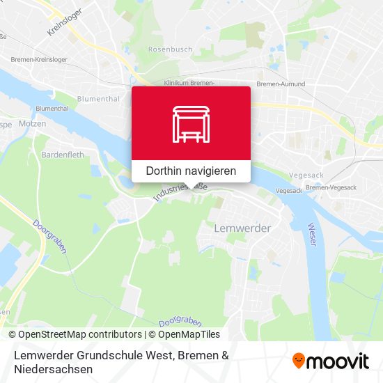 Lemwerder Grundschule West Karte