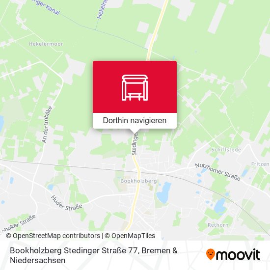 Bookholzberg Stedinger Straße 77 Karte