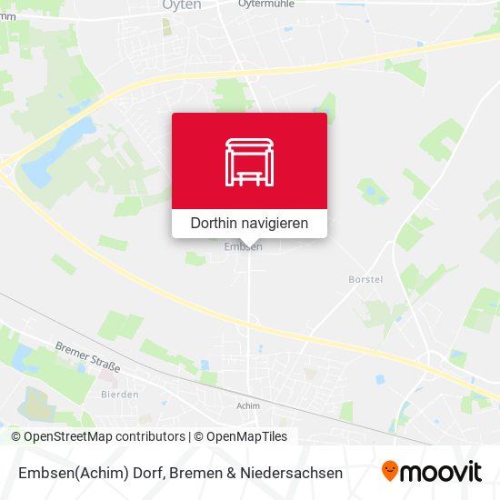 Embsen(Achim) Dorf Karte