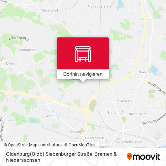 Oldenburg(Oldb) Siebenbürger Straße Karte