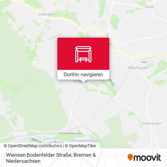 Wiensen Bodenfelder Straße Karte