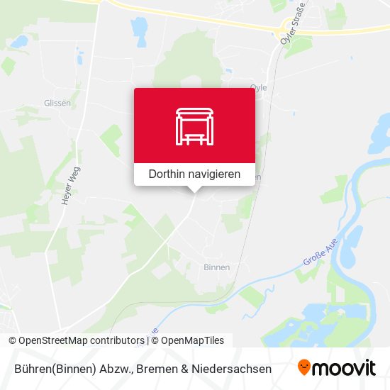 Bühren(Binnen) Abzw. Karte