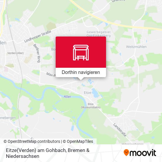Eitze(Verden) am Gohbach Karte