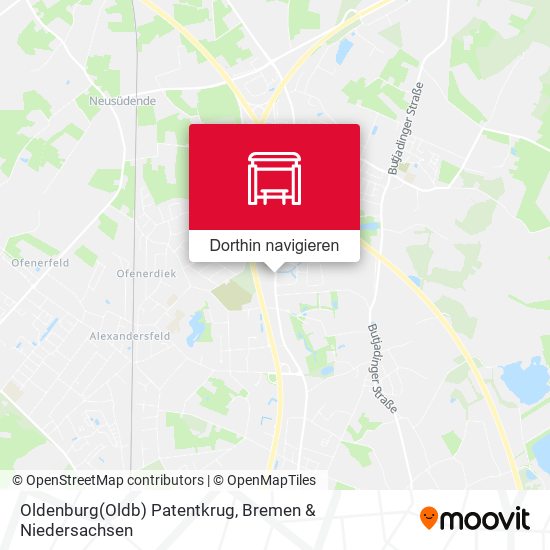 Oldenburg(Oldb) Patentkrug Karte