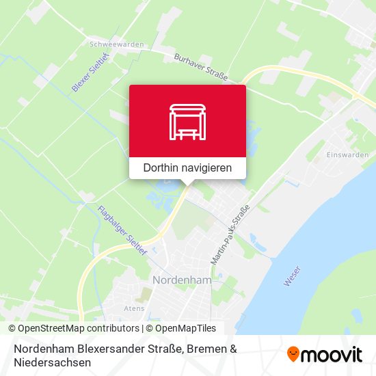 Nordenham Blexersander Straße Karte