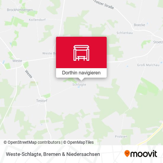 Weste-Schlagte Karte