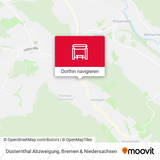 Düsternthal Abzweigung Karte