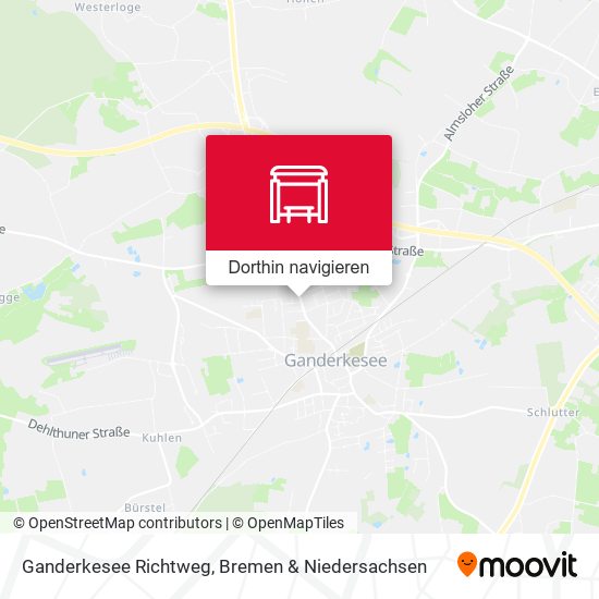 Ganderkesee Richtweg Karte