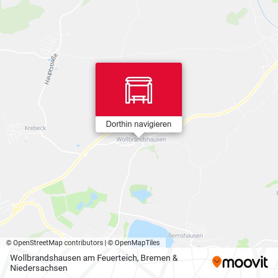 Wollbrandshausen am Feuerteich Karte