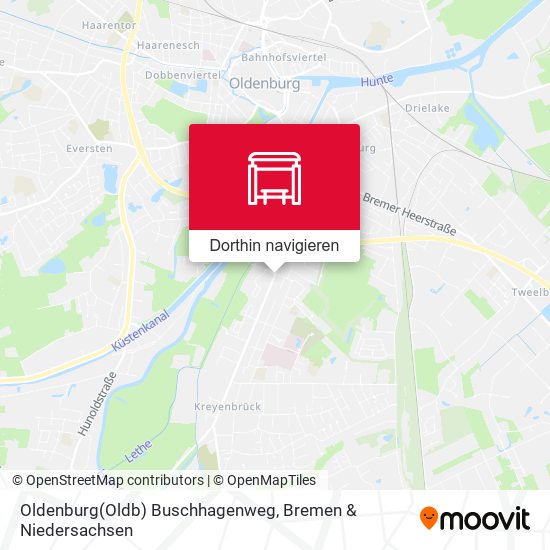 Oldenburg(Oldb) Buschhagenweg Karte