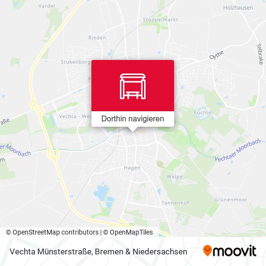 Vechta Münsterstraße Karte