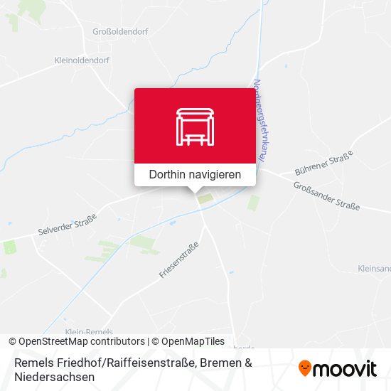 Remels Friedhof / Raiffeisenstraße Karte