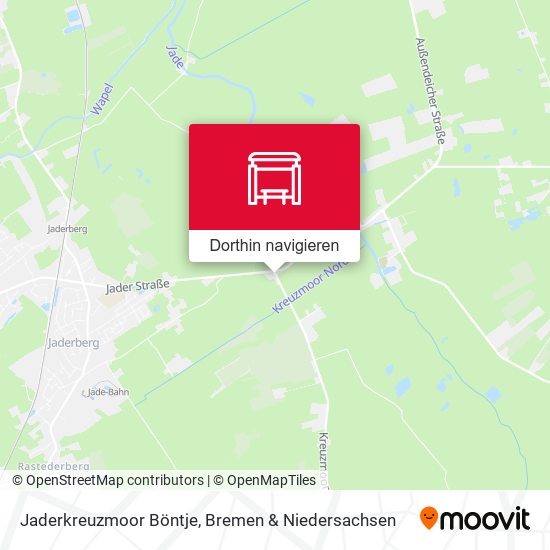 Jaderkreuzmoor Böntje Karte
